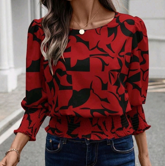 Sweaters - Autumn Silhouette Print Button-Down Women Shirt